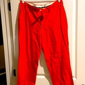 Polo Ralph Lauren Linen Pants - red, men’s